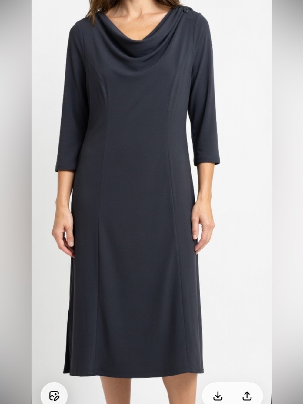 Vintage George SIMONTON Says Black Dress XS
